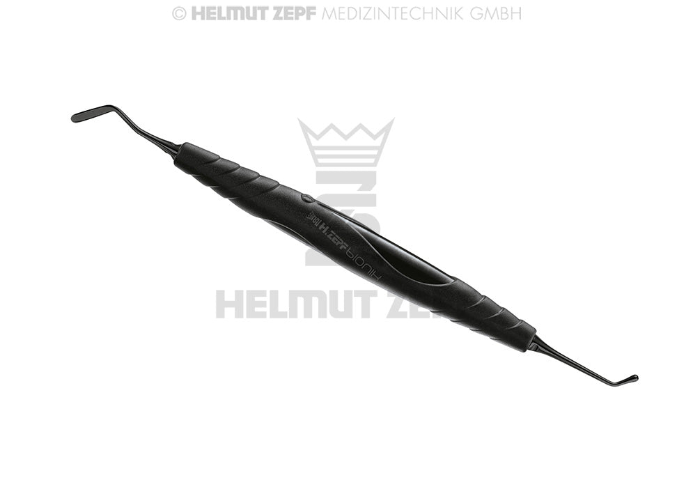 Dental Composite Filling Instrument Plugger #2 Spatula 2.4mm Burnisher 1.9mm bIONIK Handle NANOPAL Coating Helmut Zepf
