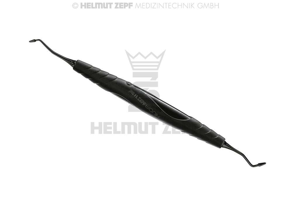 Dental Composite Filling Instrument Cone Shaped Plugger #2, bIONIK Handle, NANOPAL Coating, Ø1.8-2.2mm by Helmut Zepf