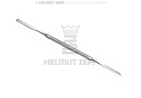 Helmut Zepf cement spatula dental double-ended #1 stainless steel octagonal handle 4.5mm precision mixing placement tool