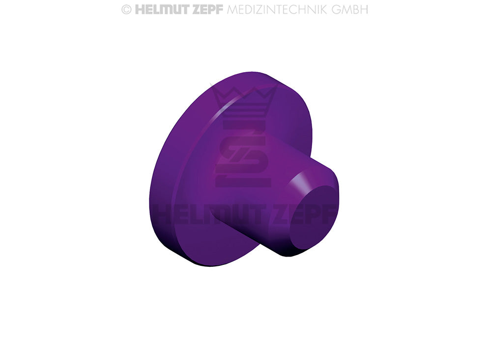 Dental Hygiene Instrument ID Plug Purple ZEPF-bIONIK Handle Signal Purple PEEK High-Tech Material No. 26.195.04
