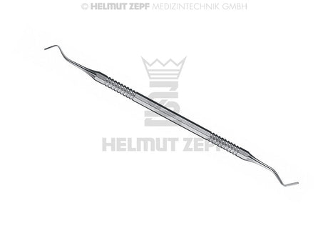 Helmut Zepf pear-shaped composite plugger instrument #17, axial, 0.8/1.4mm diameter – Dental Composite Instrument No. 26.200.17