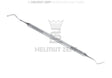 Heidemann spatula dental instrument #0 Flexible 2mm by Helmut Zepf, double-ended stainless steel composite tool No. 26.260.00