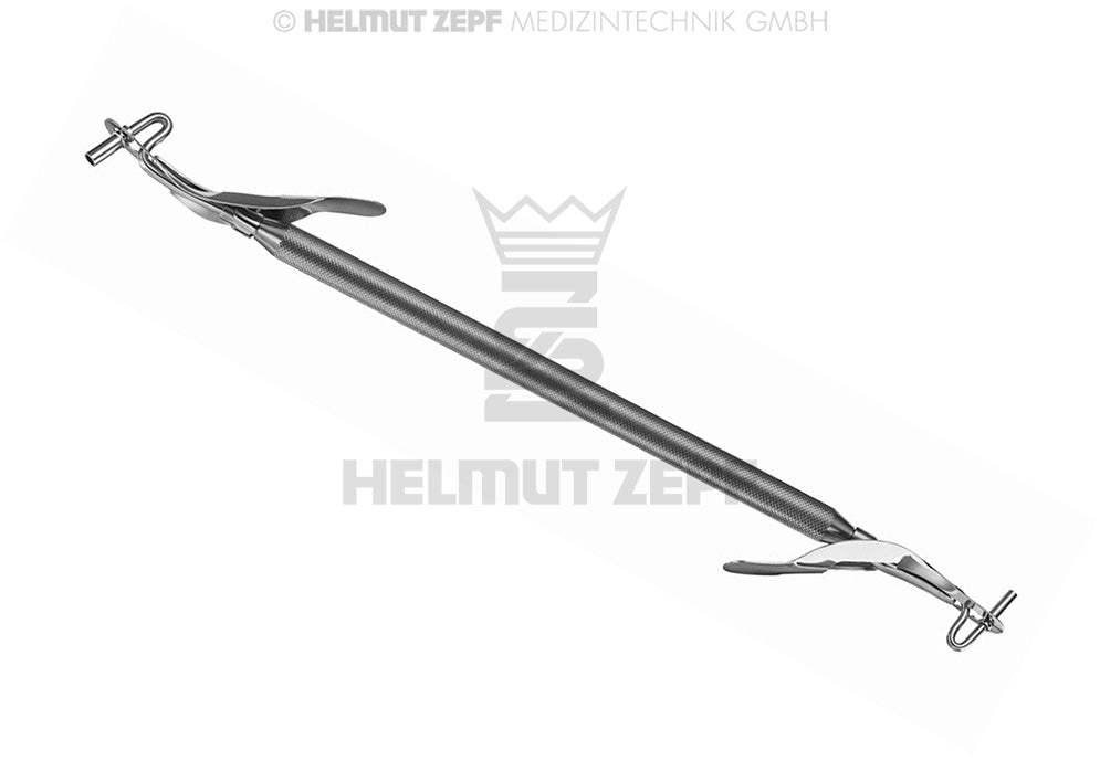 Helmut Zepf 26.430.21 Ivory rubber dam punch, stainless steel