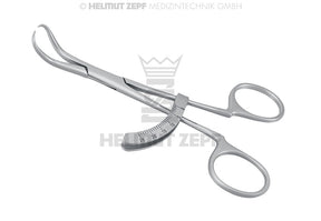 Bone Caliper for measuring maxillary bone with radial scaling on ring handle shanks, 13 cm – Helmut Zepf No. 31.691.13