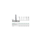 Busch 31R 014 HP FISS CYL RD CC CARBIDE - (Pack of 6) Bur Made in Germany