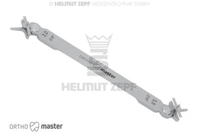 Orthodontic Bracket Positioner #1 System .018" Distance 3/3.5mm Helmut Zepf 33.261.01 Ortho Master Tool