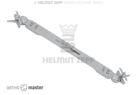 Orthodontic Bracket Positioner #2 System .018" 4/4.5mm Helmut Zepf 33.261.02 OrthoMaster
