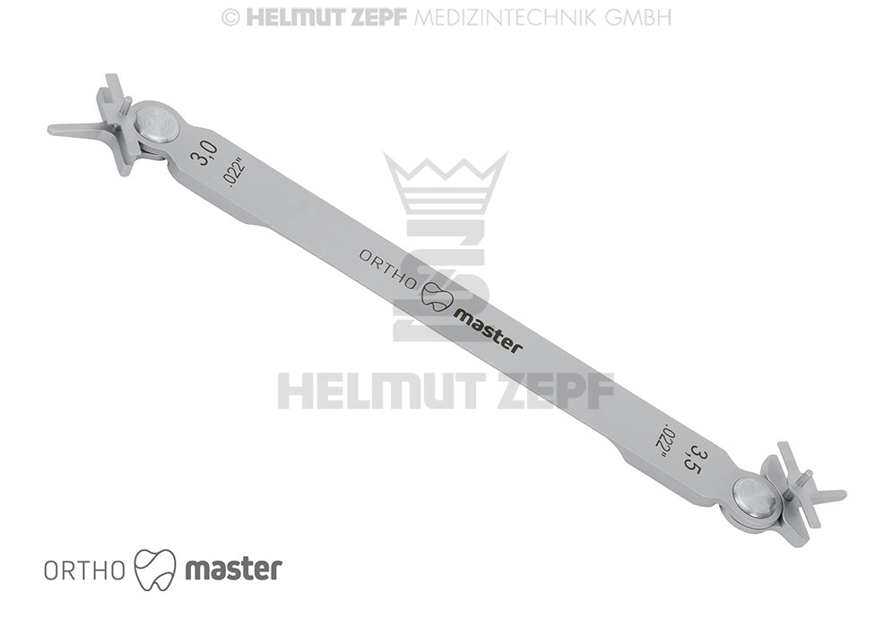 Orthodontic Bracket Positioner #4 System .022" Distance 3/3.5mm Helmut Zepf 33.261.10 OrthoMaster