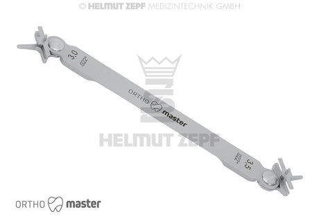 Orthodontic Bracket Positioner #4 System .022" Distance 3/3.5mm Helmut Zepf 33.261.10 OrthoMaster