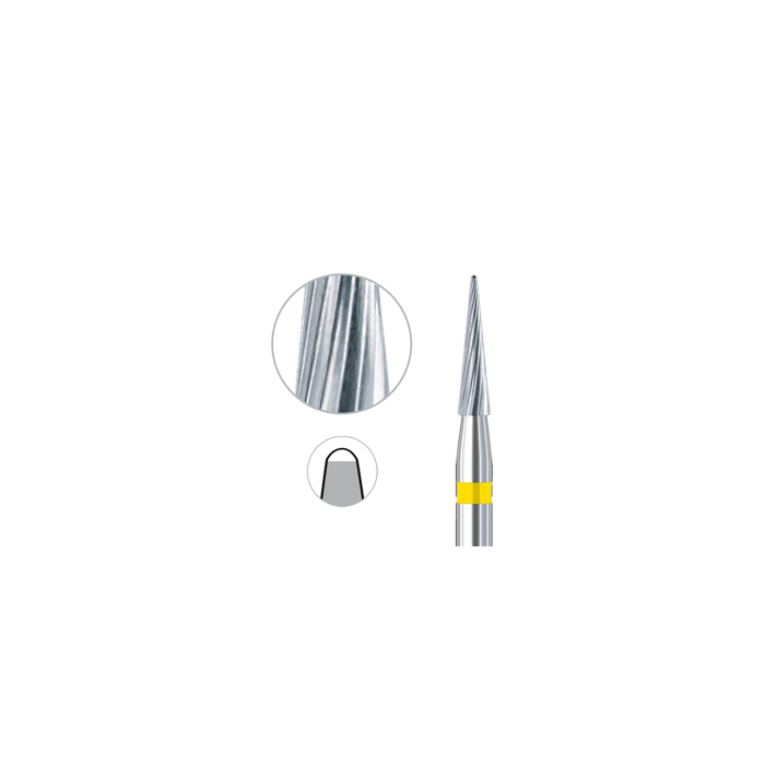 Busch 334F 014 FG FINISHING BUR CARBIDE - (Pack of 2) Bur Made in Germany