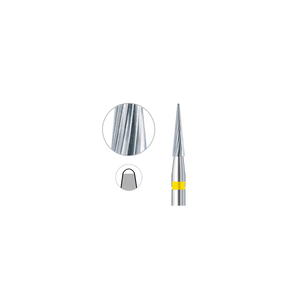 Busch 334F 014 FG FINISHING BUR CARBIDE - (Pack of 2) Bur Made in Germany