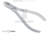 Orthodontic Wire Cutting Plier 12cm Carbide Inserts Hard Wire Cutter 0.7mm Helmut Zepf No.33.760.11