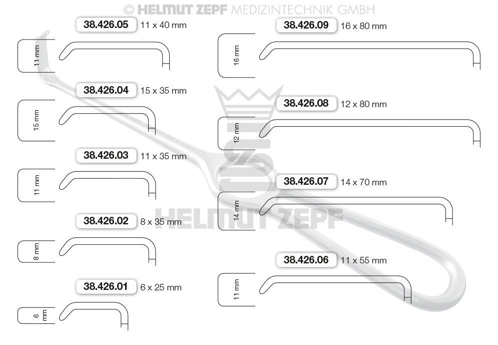 Helmut Zepf 38.426.08 Dental Instrument Made in Germany