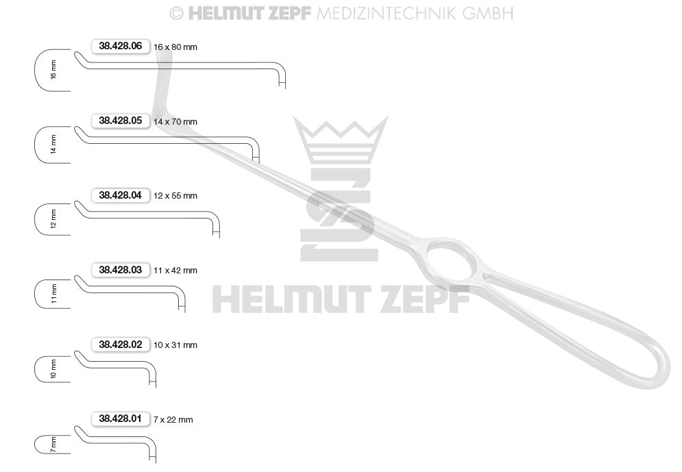 Helmut Zepf 38.428.06 Dental Instrument Made in Germany