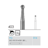 Busch ROTO-PRO Orthodontic Burs No. 403 016 for adhesive residue removal after bracket treatment, pack of 6