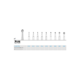 Busch 41 018 HP FIN ROUND STEEL - (Pack of 6) Bur Made in Germany