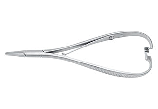 Mathieu Needle Holder - 14 cm, Inside Lock, Fine Tip (2.0 mm, Slim Design) | Helmut Zepf No. 41.262.14KFO