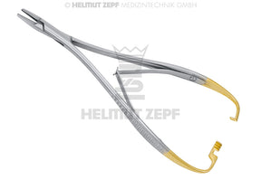 Lichtenberg-Ryder Dental Needle Holder Straight 17cm Tungsten Carbide Jaws Helmut Zepf 41.318.17TC