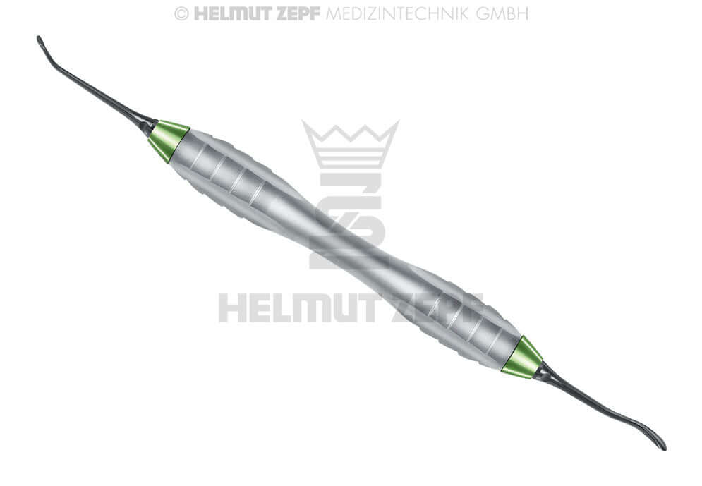 Buser Hourigan Tunneling - Raspatory Combination Onyx Tips Z-Shape Relax Handle by Helmut Zepf No. 41.370.01OXZ