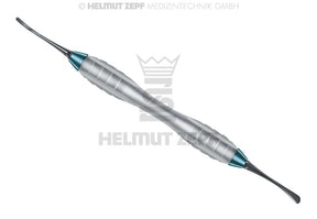Raspatory Instrument Wide/Narrow Combination with Onyx Tips & Z-Shape Handle by Helmut Zepf 41.370.03OXZ