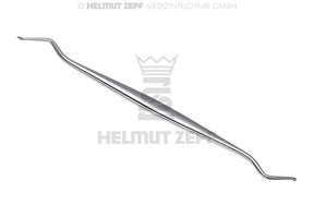 Hemingway Curette Sharp Spoon Modified 2.5mm 17.5cm Dental Instrument by Helmut Zepf No. 41.846.11