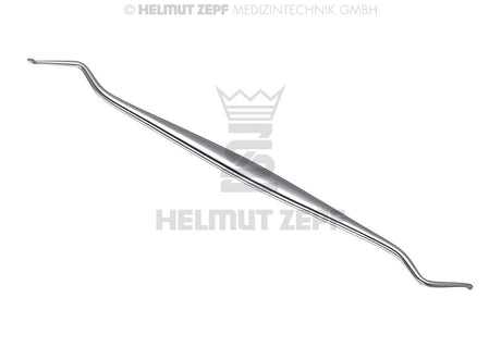Hemingway Curette Sharp Spoon Modified 2.5mm 17.5cm Dental Instrument by Helmut Zepf No. 41.846.11