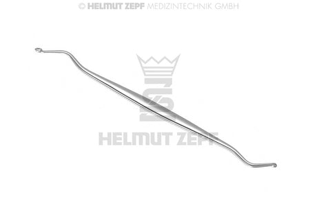 Hemingway Curette Modified Sharp Spoon 3.5mm 17.5cm Dental Instrument by Helmut Zepf No.41.846.33
