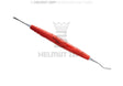 Helmut Zepf glickman dental knife 4mm Back Action 90° Combination Instrument with Lightred-Magenta bIONIK Handle No. 41.853.21