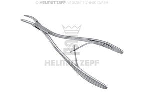 Friedman Micro-Bone rongeur forceps La Grange S-form bending 15.5cm Helmut Zepf 42.315.16S surgical instrument