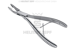 Luer Bone Rongeur Forceps #2 Broad 15cm by Helmut Zepf No.42.328.15 - Stainless Steel Dental Instrument