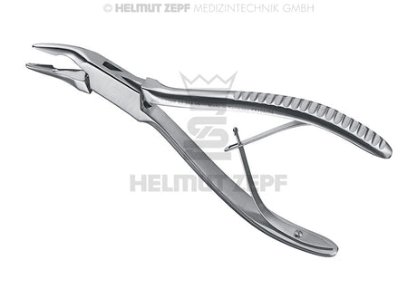 Blumenthal Bone rongeur forceps 45° Curved 15.5cm Helmut Zepf 42.360.15 surgical instrument
