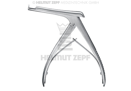 Kerrison rongeur forceps 90° angle 7cm shaft 4mm bite by Helmut Zepf surgical bone removal instrument
