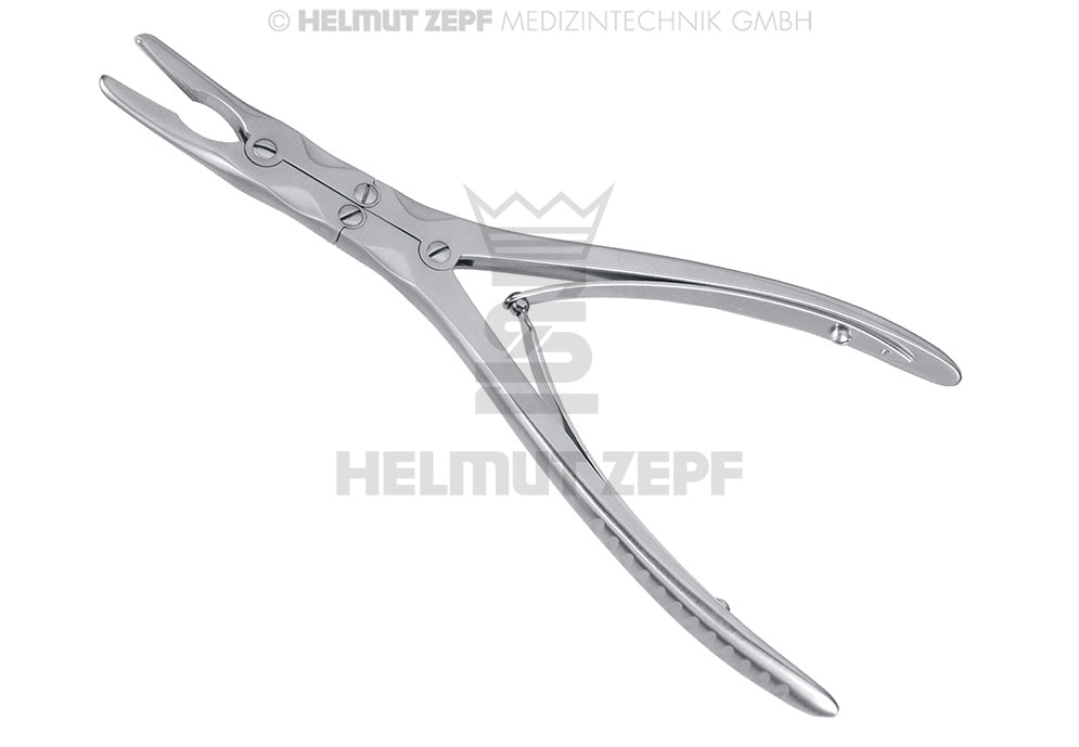 Zaufal-Jansen Bone rongeur forceps 18cm by Helmut Zepf No.42.652.18, stainless steel surgical instrument