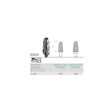 Busch 429SGXA 060 HP VERY COARSE XA-CUT - (Pack of 1) Bur Made in Germany