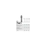 Busch 44E 018 FG FIN EGG CARBIDE - (Pack of 2) Bur Made in Germany