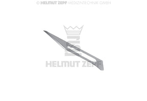 Dental Scalpel Blades #11 for Handle No.3 Sterile 100 Pcs by Helmut Zepf 46.014.11