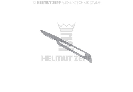 Dental Scalpel Blades #15C for Handle No.3, Sterile, 100 Pcs - Helmut Zepf 46.014.15C