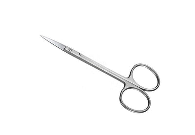 Iris Scissors straight 11.5cm serrated edge surgical dental gum scissors extra large rings by Helmut Zepf No.46.050.11