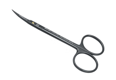 Iris Scissors curved 11.5cm Supercut micro serrated onyx coating dental gum surgical tissue Helmut Zepf 46.051.11TISC