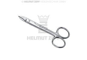 Helmut Zepf beebee crown scissors straight 10cm sharp points collar and crown scissors No. 46.674.10