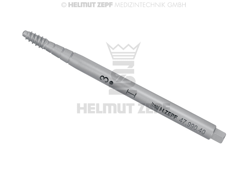 screw osteotome insert straight size 3 vgo ost-set Helmut Zepf 47.990.40