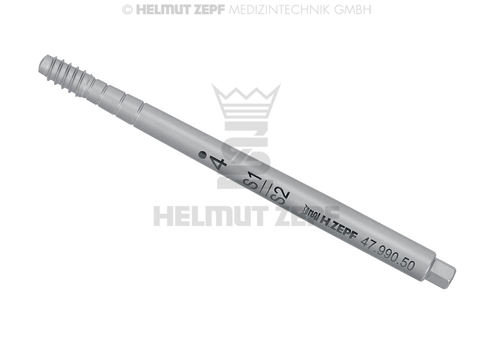 screw osteotome insert straight size 4 vgo ost-set Helmut Zepf 47.990.50