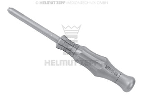 Helmut Zepf 47.502.10 screwdriver handle with extension, RA-Hex, shock absorption