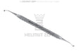 Helmut Zepf 47.520.22 bone ring knife adenoid curette 3 mm 30 degree angled double-ended