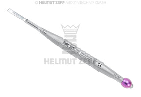 Osteotome Instrument Tapering Chisel 4mm Wide Red by Helmut Zepf No.47.949.11 Bone Splitting System