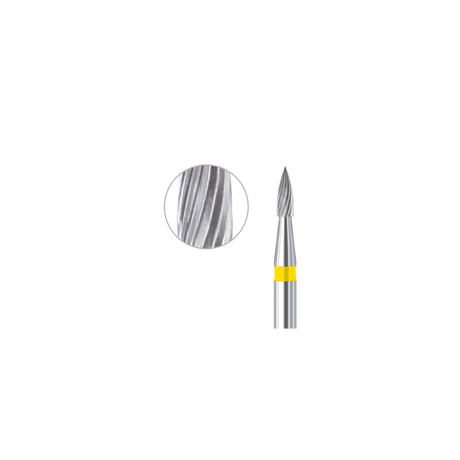 Busch 48F 012 RA FIN FLAME FINE CARBIDE - (Pack of 2) Bur Made in Germany