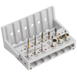 Dental Bur Finishing & Preparation Set by Dr. Bora Korkut | Busch Mfg. No. 5431 in Busch STERI-SAFE Wave bur block
