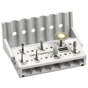 Orthodontic Polishing Bur Set by KieferDocs | Busch Mfg. No. 5433 in Busch STERI-SAFE Wave bur block