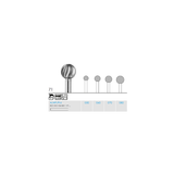 Busch 71 050 HP CUTTER ROUND STEEL - (Pack of 6) Bur Made in Germany
