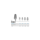 Busch 75 080 HP CUTTER BUD STEEL - (Pack of 6) Bur Made in Germany